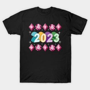 Happy New Year 2023 - Gems Stones Art T-Shirt